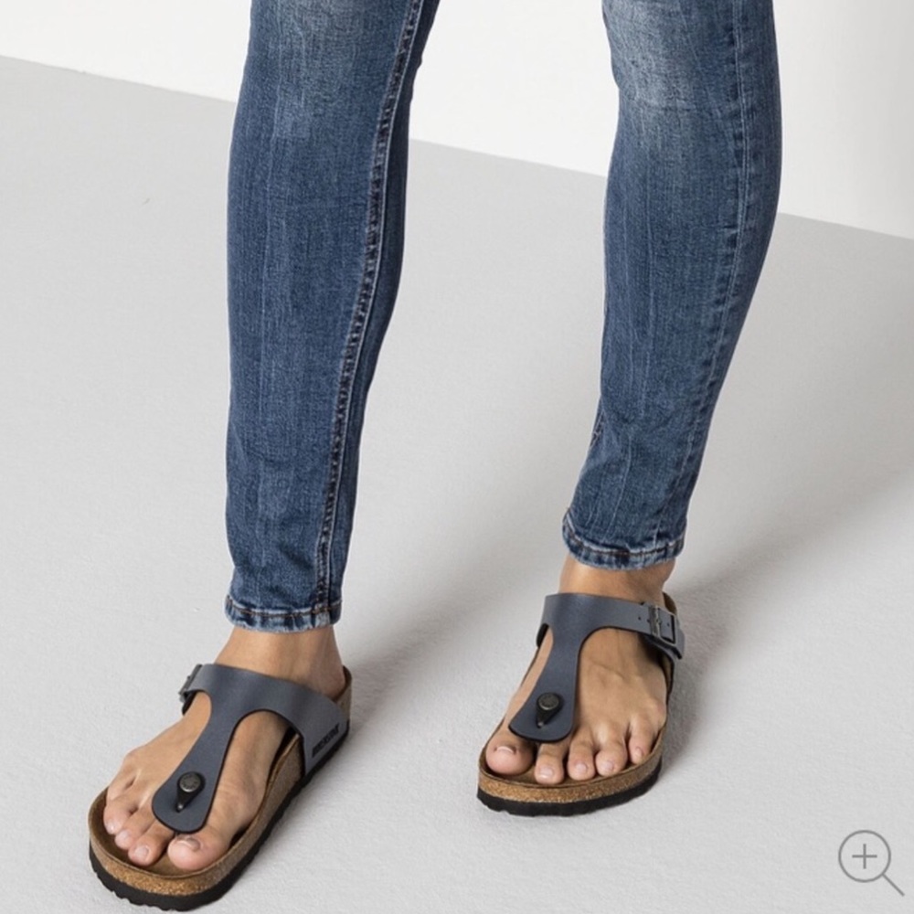 NWT Gizeh Birko-Flor in Ice Pearl Onyx Size 38